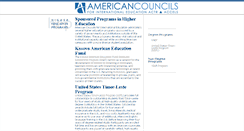 Desktop Screenshot of americancouncilsnetwork.org
