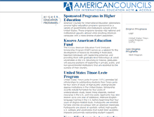 Tablet Screenshot of americancouncilsnetwork.org